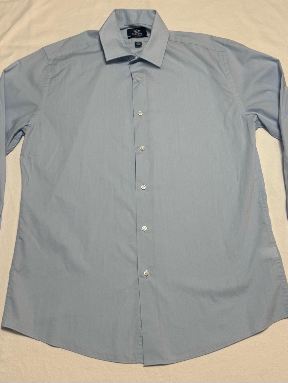 Dockers Light Blue Men's Dress Shirt
